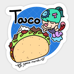 Taco Sticker